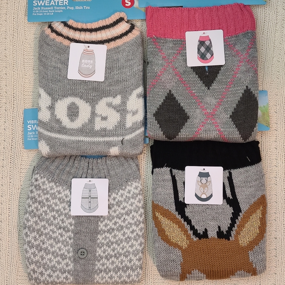 Dog Sweaters Small New